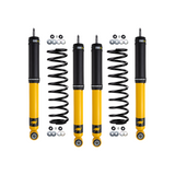 Old Man Emu Nitro+ 2 inch Leveling Kit for Wrangler JK 4 Door (07-18) - Diesel Models with yellow shocks and black coil springs