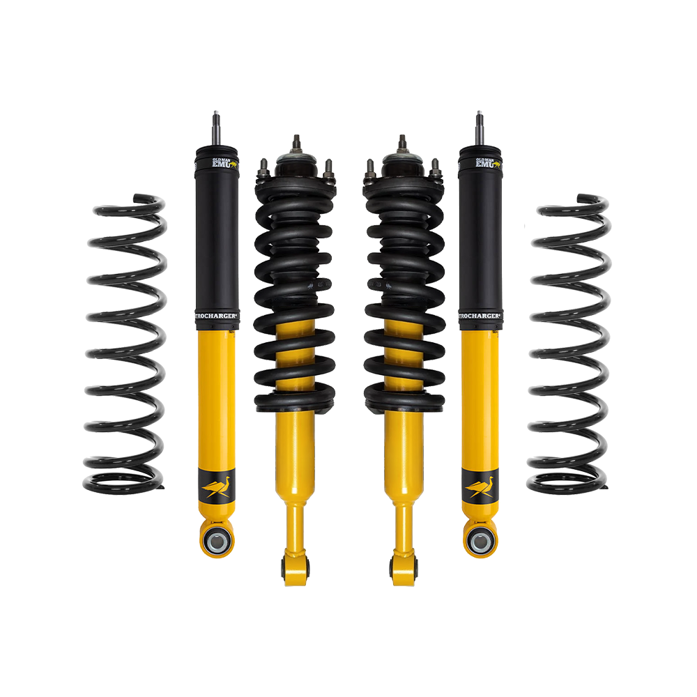 OME Nitro+ 2 inch Lift Kit for LandCruiser 200 Series (07-21) with Assembled Front Shocks