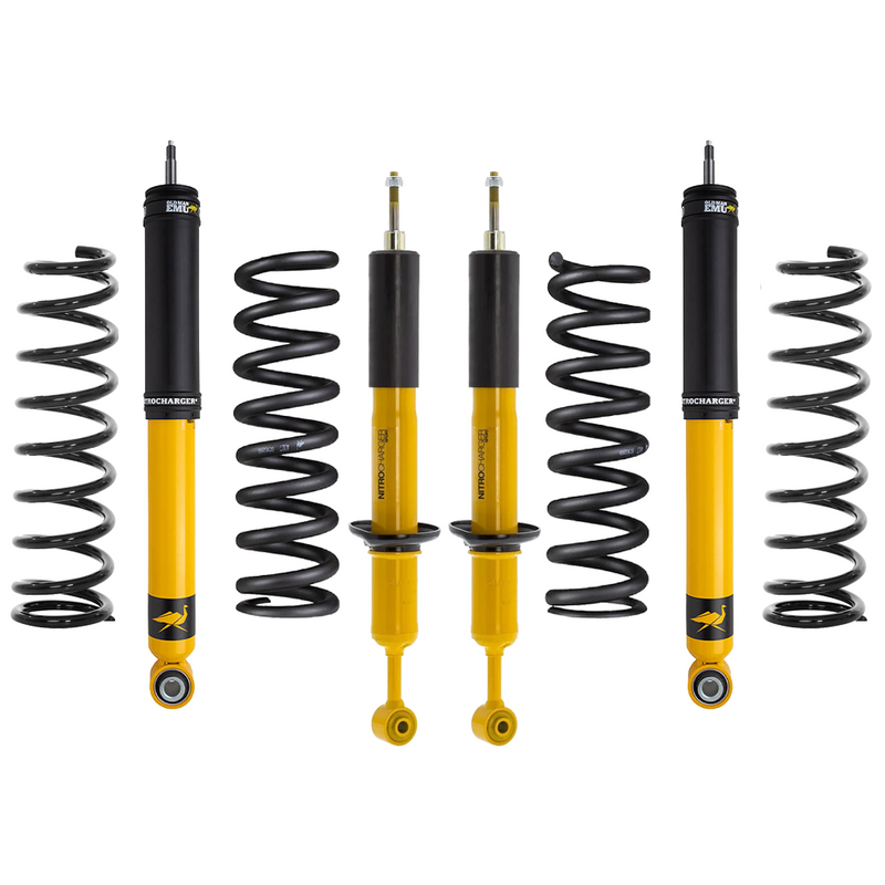 OME Nitro+ 2 inch Lift Kit for LandCruiser 200 Series (07-21) – Standard (Up to 50 lbs) / Standard (Up to 200 lbs)
