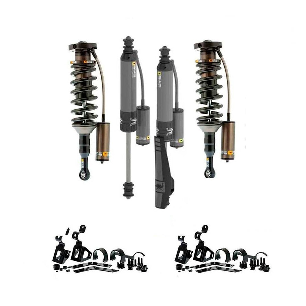 The Old Man Emu OME BP-51 1.5 - 2 inch Lift Kit for LandCruiser 200 Series w/ KDSS (08-21) shock absorbers revolutionize the car's suspension system, ensuring optimal performance and a smooth ride.
