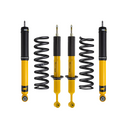 Old Man Emu OME Nitro+ 2 inch Lift Kit for LandCruiser 200 Series (07-21) with heavy-duty yellow shocks and black coil springs