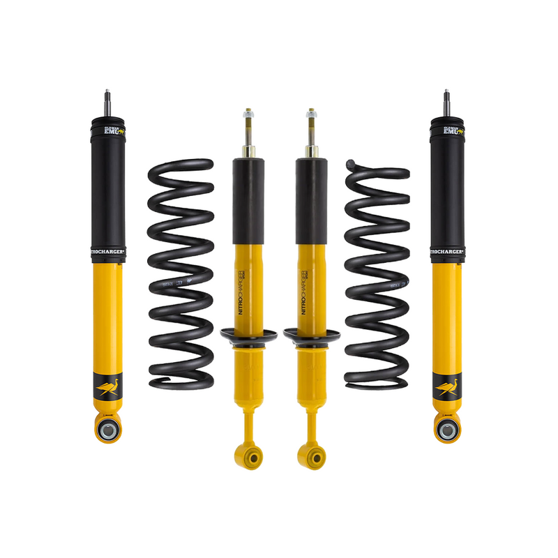 OME Nitro+ 2 inch Lift Kit for LandCruiser 200 Series (07-21) – Standard (Up to 50 lbs) / None - I'll use my own