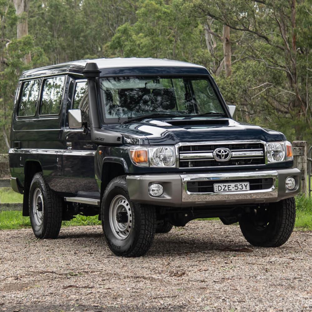 Toyota Landcruiser 78 Series (10-22) equipped with Old Man Emu OME Nitro+ 2 inch Lift Kit rugged suspension upgrade
