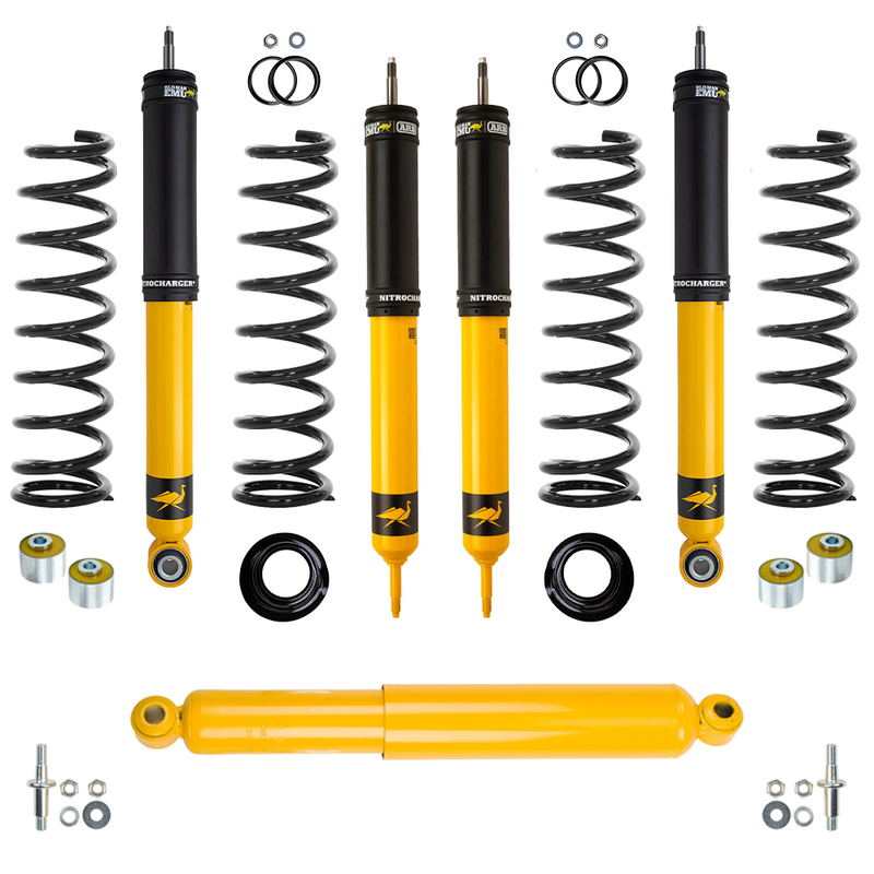 OME Nitro+ 2-4 inch Lift Kit for LandCruiser 105 Series (98-07) – 2 inches / Standard (Up to 50 lbs) / Standard (Up to 200 lbs)