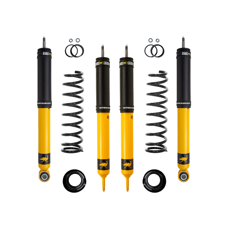 OME Nitro+ 2-4 inch Lift Kit for LandCruiser 105 Series (98-07) – 2 inches / Standard (Up to 50 lbs) / None - I'll use my own