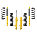 Old Man Emu Nitro+ 2 inch Lift Kit for Montero Sport (15-21) with heavy-duty coil springs and yellow shock absorbers