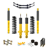 The OME 2 inch Lift Kit for NP300 (19-ON) by Old Man Emu provides excellent ground clearance, thanks to its innovative springs.