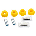 Old Man Emu Panhard Rod Bushing Kit OMESB0046 with heavy-duty yellow polyurethane bushings, steel sleeves, and lubricant for suspension maintenance