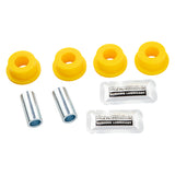 Old Man Emu Panhard Rod Bushing Kit OMESB0046 with heavy-duty yellow polyurethane bushings, steel sleeves, and lubricant for suspension maintenance