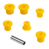 Old Man Emu Leaf Spring Bushing Kit OMESB57 yellow polyurethane bushings with steel sleeve for heavy-duty 4x4 suspension maintenance