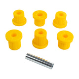 Old Man Emu Leaf Spring Bushing Kit OMESB86 yellow polyurethane bushings with metal sleeve for heavy-duty off-road suspension