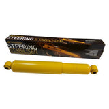 An ARB Old Man Emu Steering Stabilizer OMESD47 for Toyota LandCruiser 78 & 79 Series in a package for performance improvements.