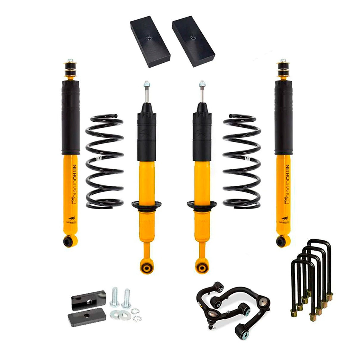 OME 2.5 inch Essentials Lift Kit Tacoma (05-15) - Front Shocks Assembly