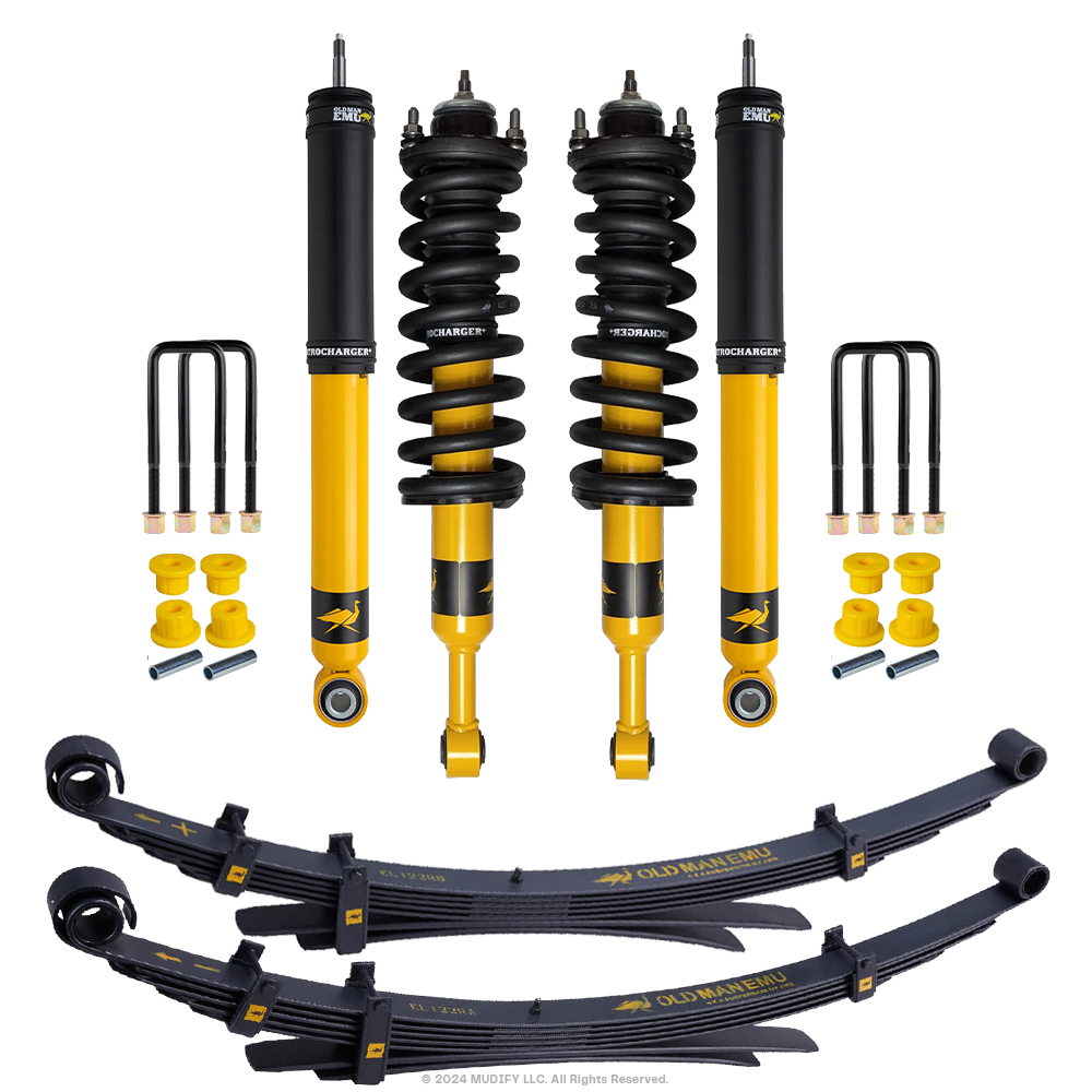 OME Nitro+ 2-3 inch Lift Kit for Tacoma (16-23) with Assembled Front Shocks