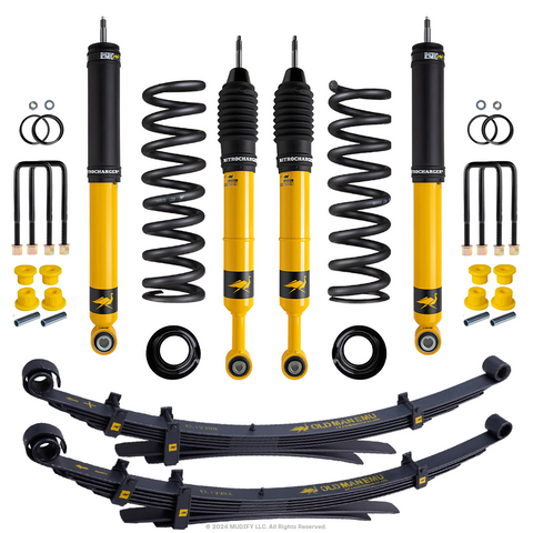 2 inches / Heavy (150-250 lbs) / Heavy (+400 lbs) - Leaf Spring