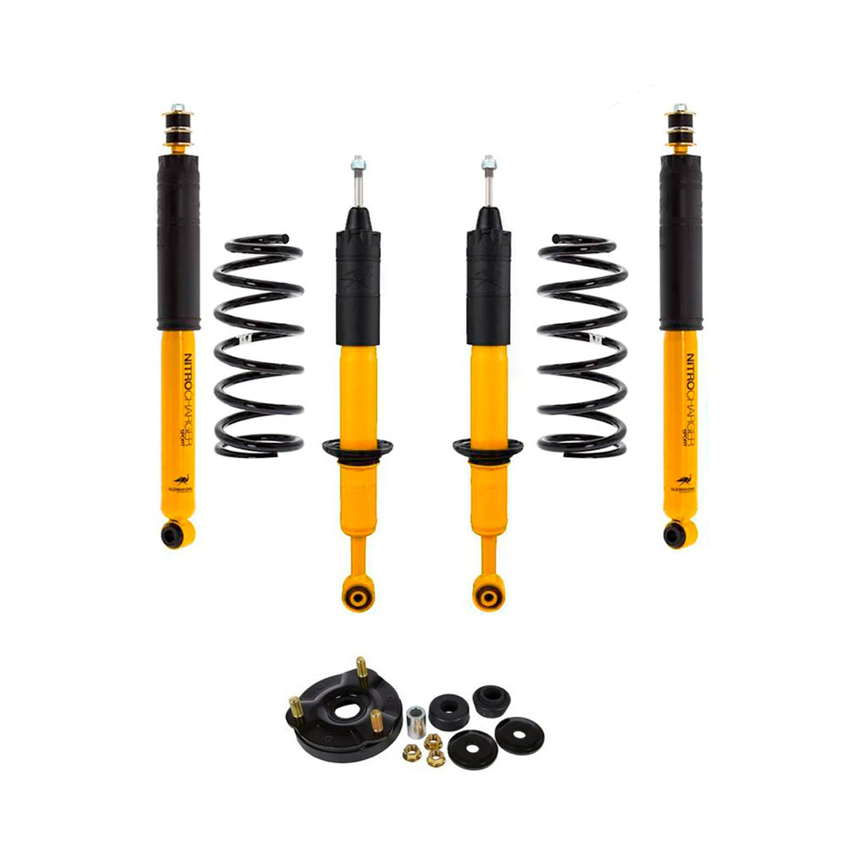 OME 2 inch Essentials Lift Kit for Tacoma (16-23) - Front Shocks Assembly
