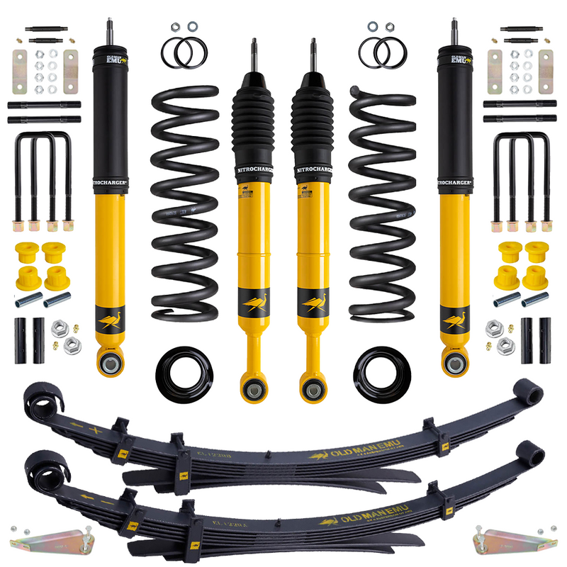 OME Nitro+ 2 inch Lift Kit for Tacoma 1st Gen (98-04) – Standard (Up to 50 lbs) / Standard (0-200 lbs)