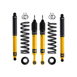 Old Man Emu Nitro+ 2 inch Leveling Kit for Tacoma (98-04) with heavy-duty yellow shocks and black coil springs