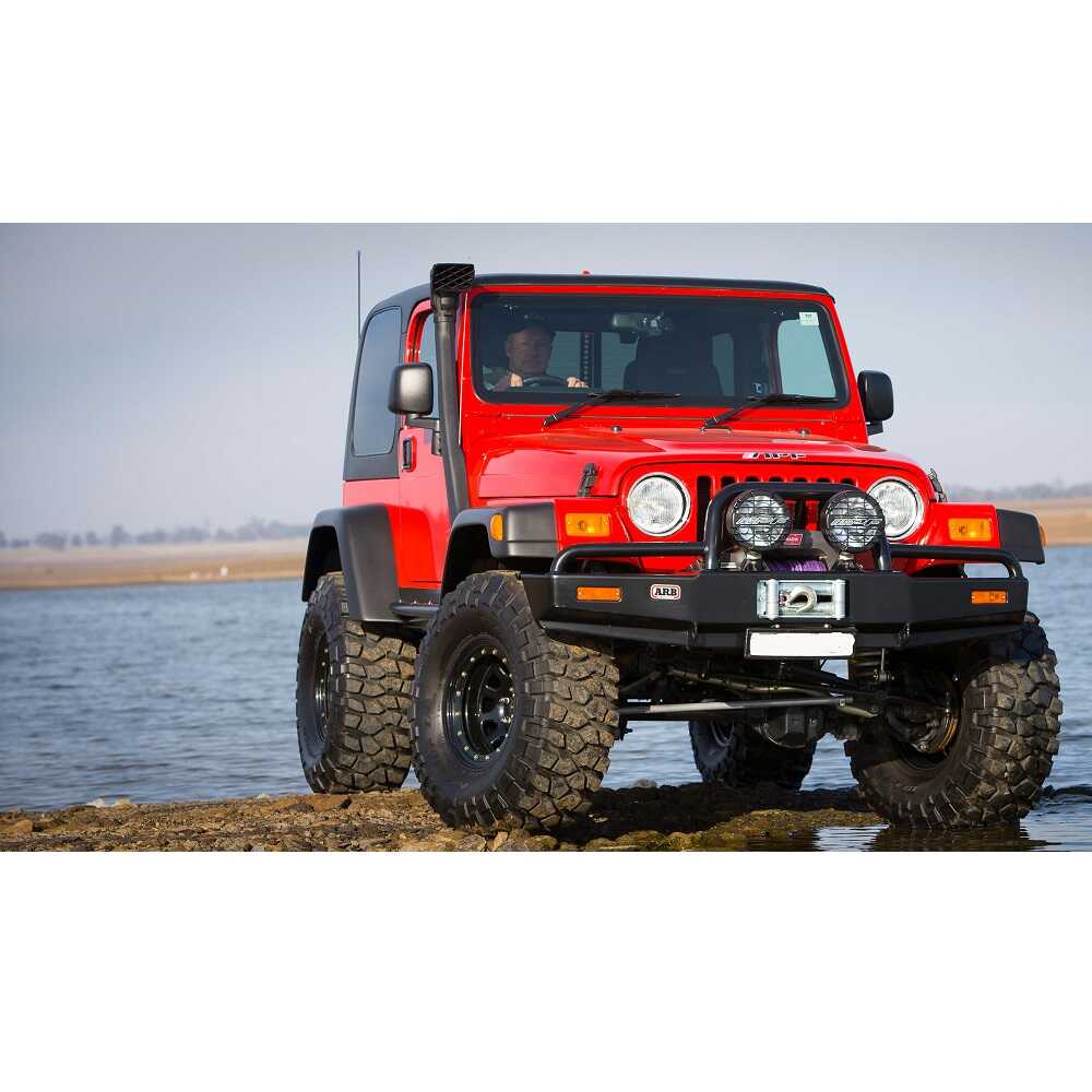 Old Man Emu Nitro+ 2 inch Lift Kit for Wrangler TJ 2 Door (97-06) on lifted red Jeep with off-road tires