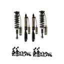Old Man Emu BP-51 shock absorbers with adjustable damping on a white background. Perfect for off-road performance.