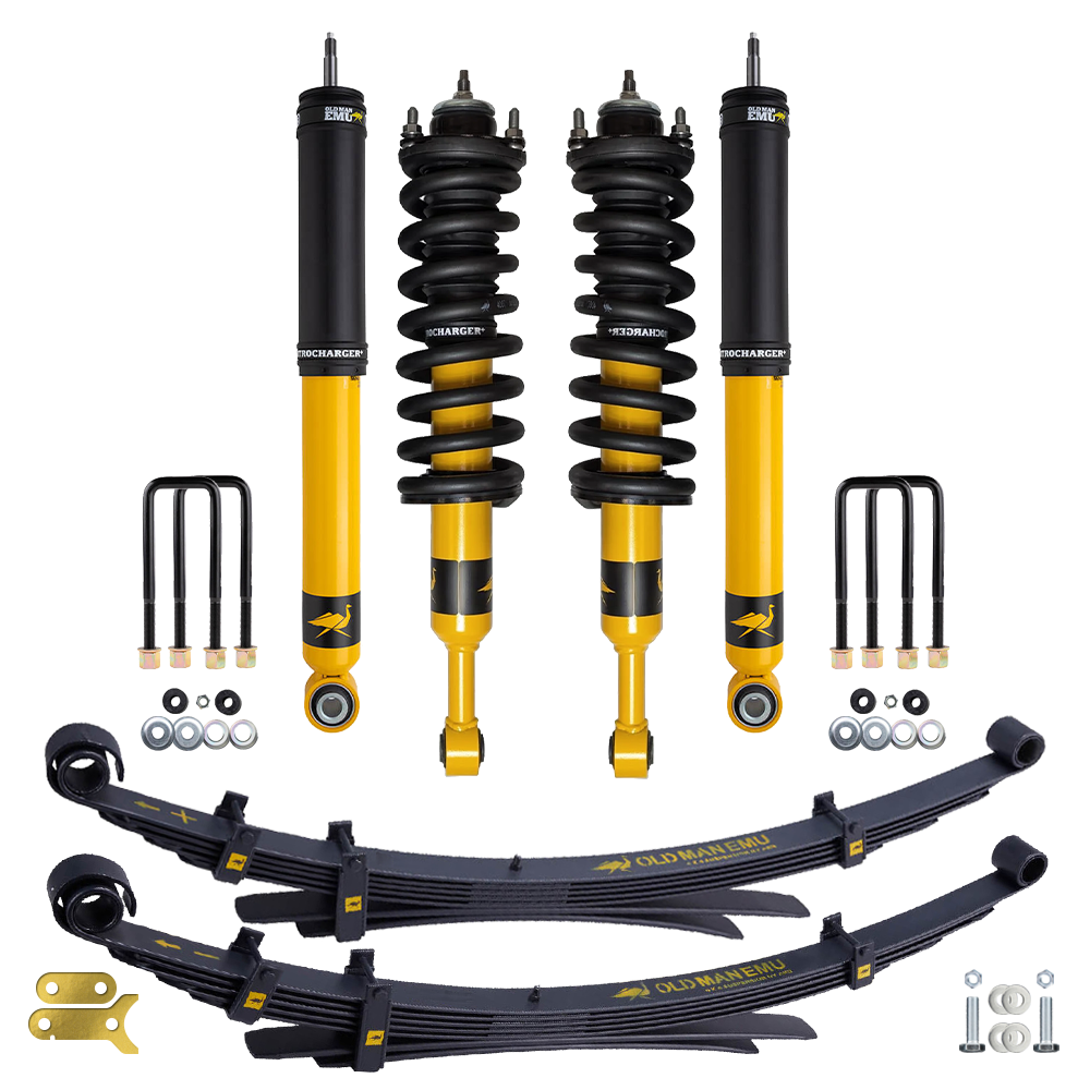 OME Nitro+ 2.5-3 inch Lift Kit for Tundra (07-21) with Assembled Front Shocks