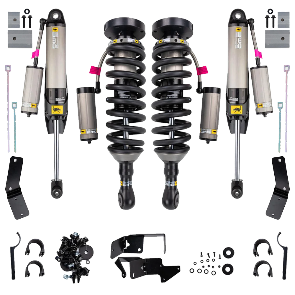 Old Man Emu OME BP-51 0-3 inch Lift Kit for Tundra (22-ON) with dual-function shocks, coil springs, and suspension hardware