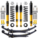 Old Man Emu OME Nitro+ 1 - 2 inch Lift Kit for Frontier D40 (05-21) with heavy-duty shocks, coils, and leaf springs