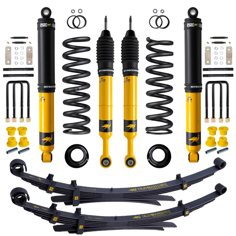 OME Nitro+ 1 - 2 inch Lift Kit for Frontier (05-21) D40 – 1 inch / Standard (Up to 50 lbs) / Medium (0-400 lbs)