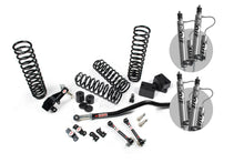 Load image into Gallery viewer, A JKS 3.5 Inch Jeep Wrangler JK (06-18) 2 Door J-Venture Lift Kit for a jeep that enhances offroad articulation and includes springs.