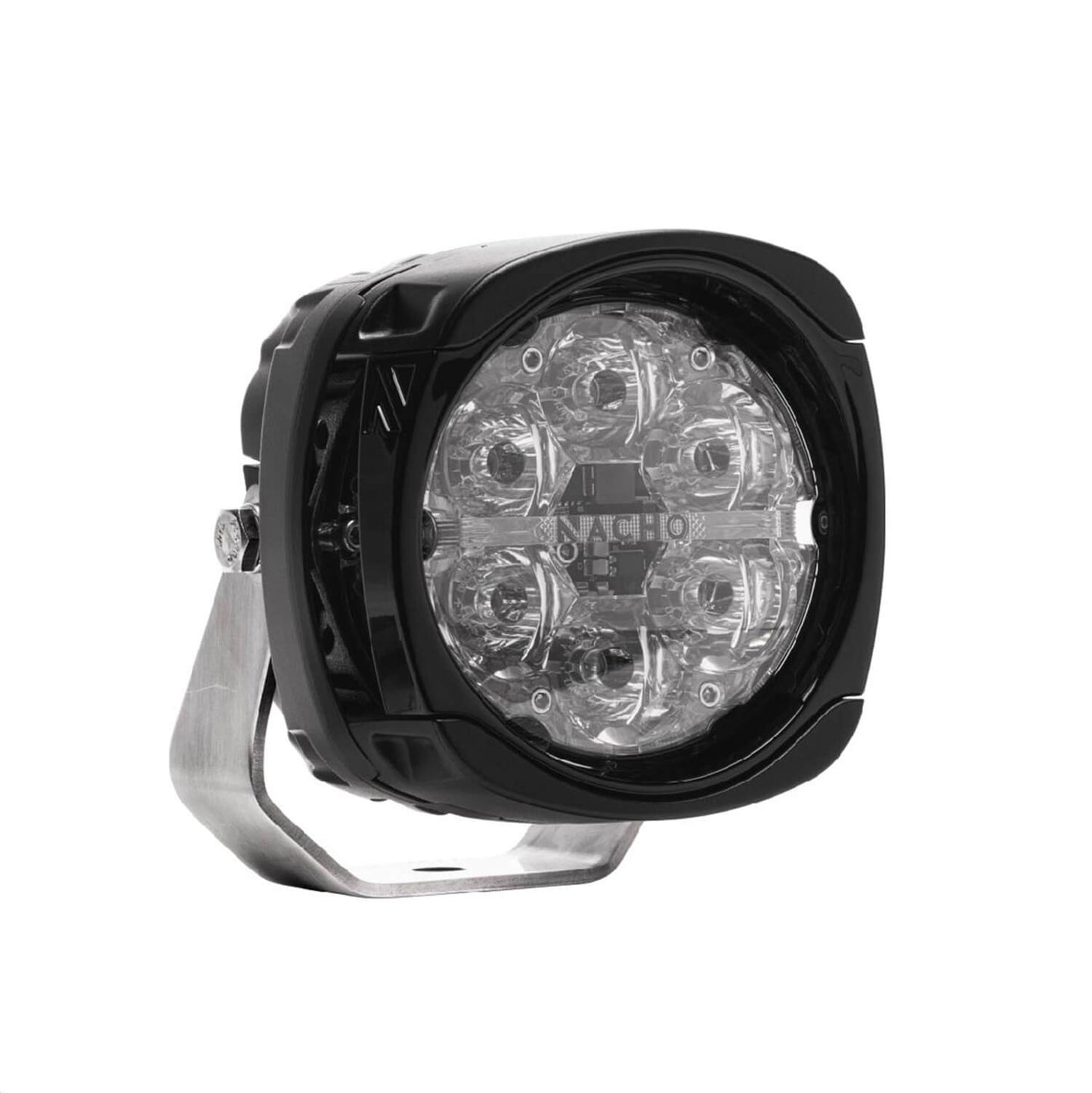 ARB Quatro Spot Pair PM431 high-output LED trail running light with stainless steel mount for 2023 Toyota 4Runner