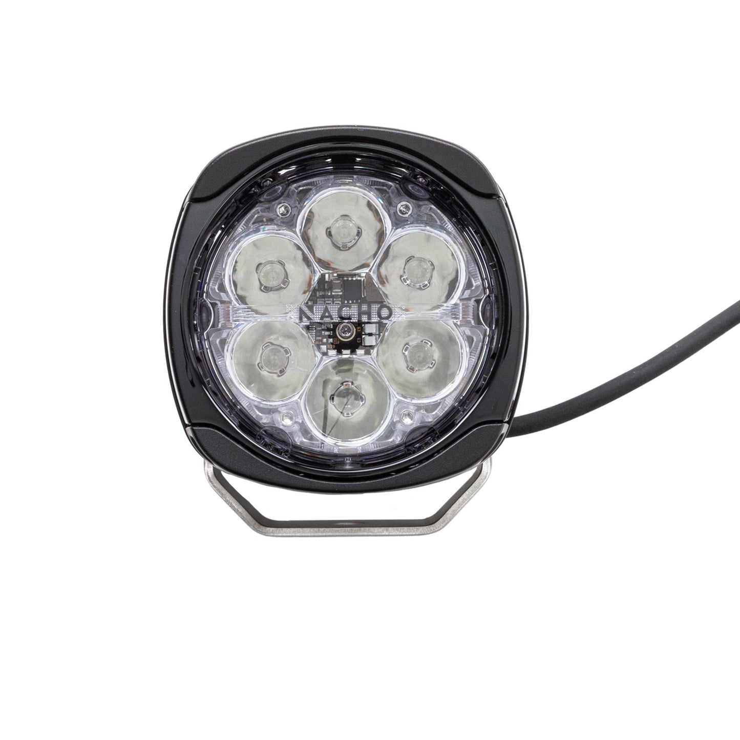 ARB Quatro Spot Pair PM431 high-output LED trail running light with stainless steel mount for 2023 Toyota 4Runner