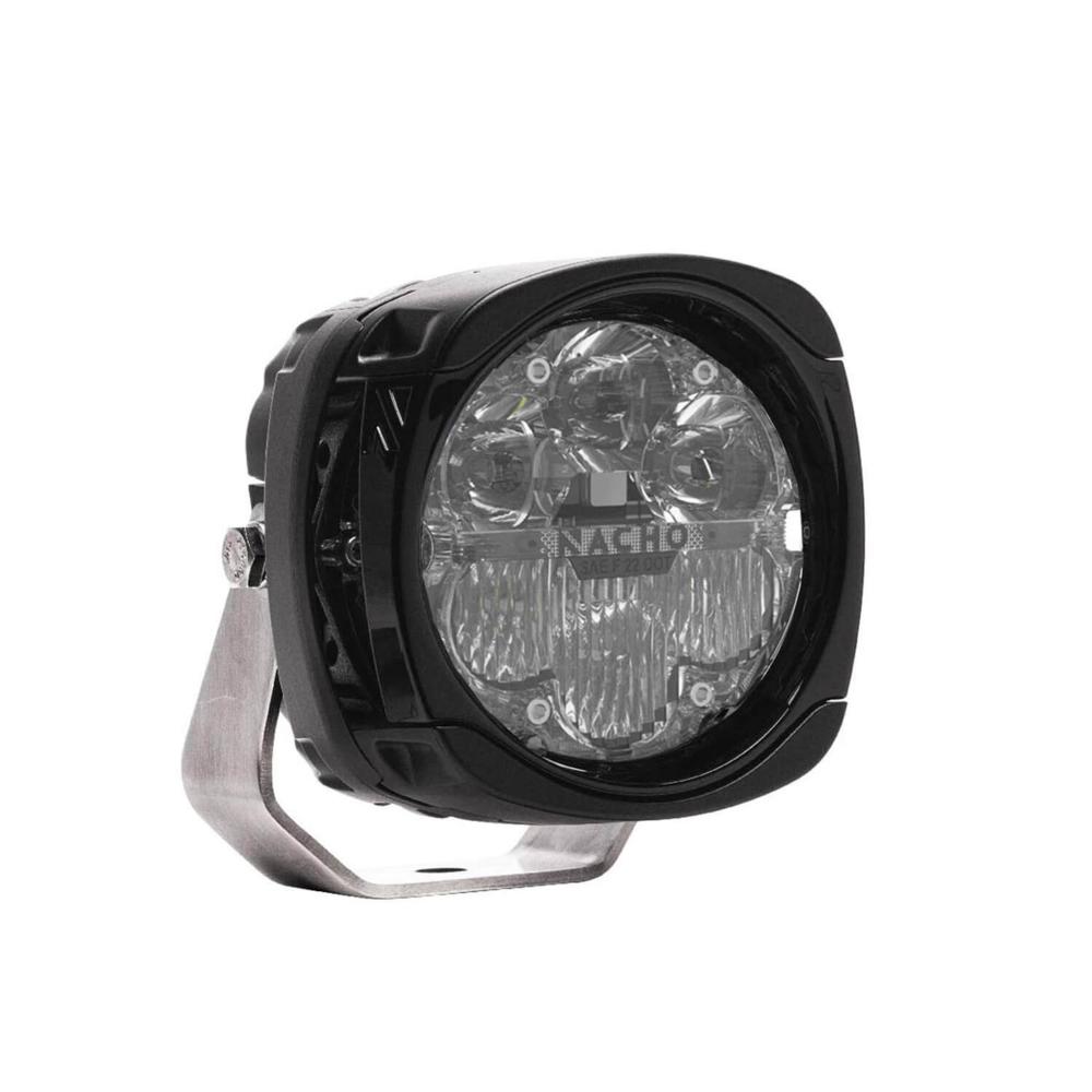 ARB Nacho Quatro SAE LED Auxiliary White Combo Light PM461 with stainless steel mounting bracket and SAE compliant beam pattern