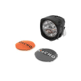 ARB Nacho Quatro SAE LED Auxiliary White Combo Light PM461 with stainless steel mounting bracket and dual color lens covers