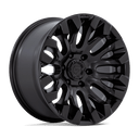 Fuel 1PC D831 Quake - 18X9 1mm - Blackout matte black multi-spoke off-road wheel for 6-lug trucks and SUVs
