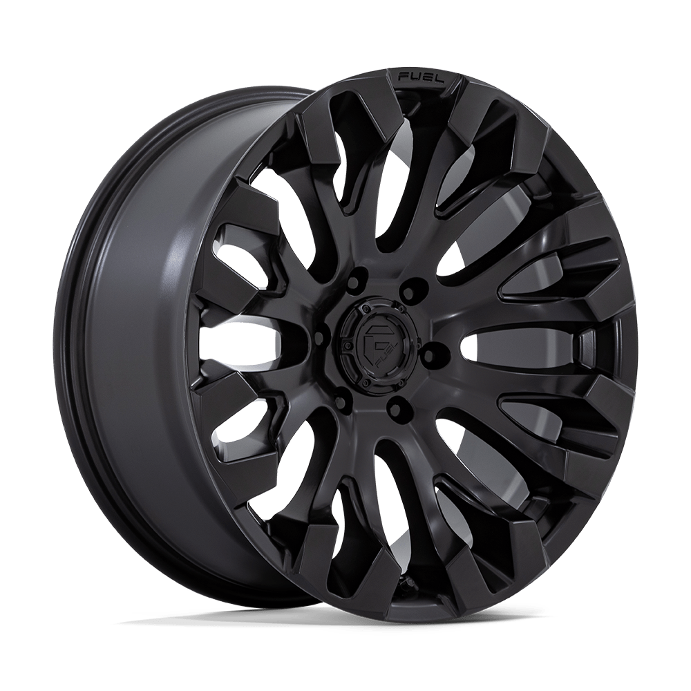 D831 Fuel 1PC D831 QUAKE - 20X9 1MM Blackout Alloy Wheel | Truck Rims
