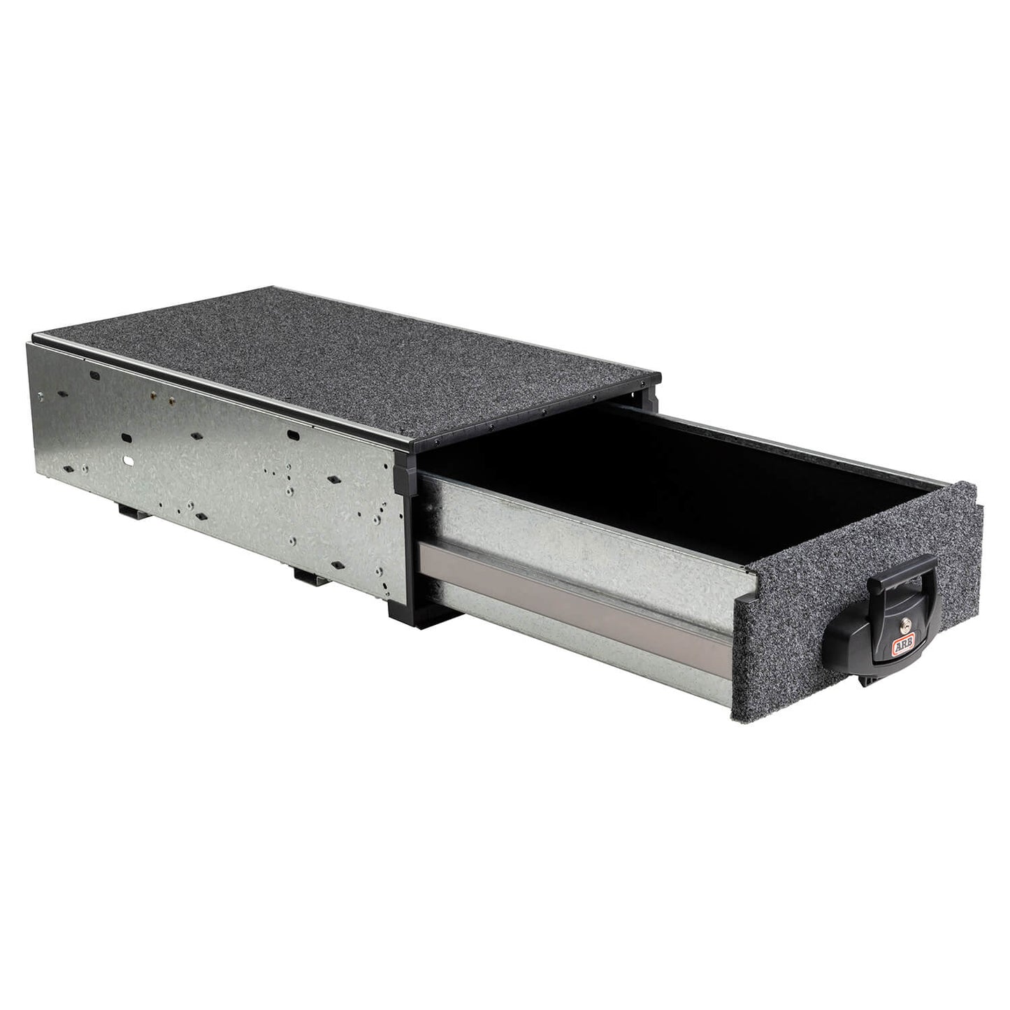 ARB Roller Drawer RD1045 heavy-duty sliding storage drawer with anti-rattle design for Land Cruiser 200 Series (15-21)