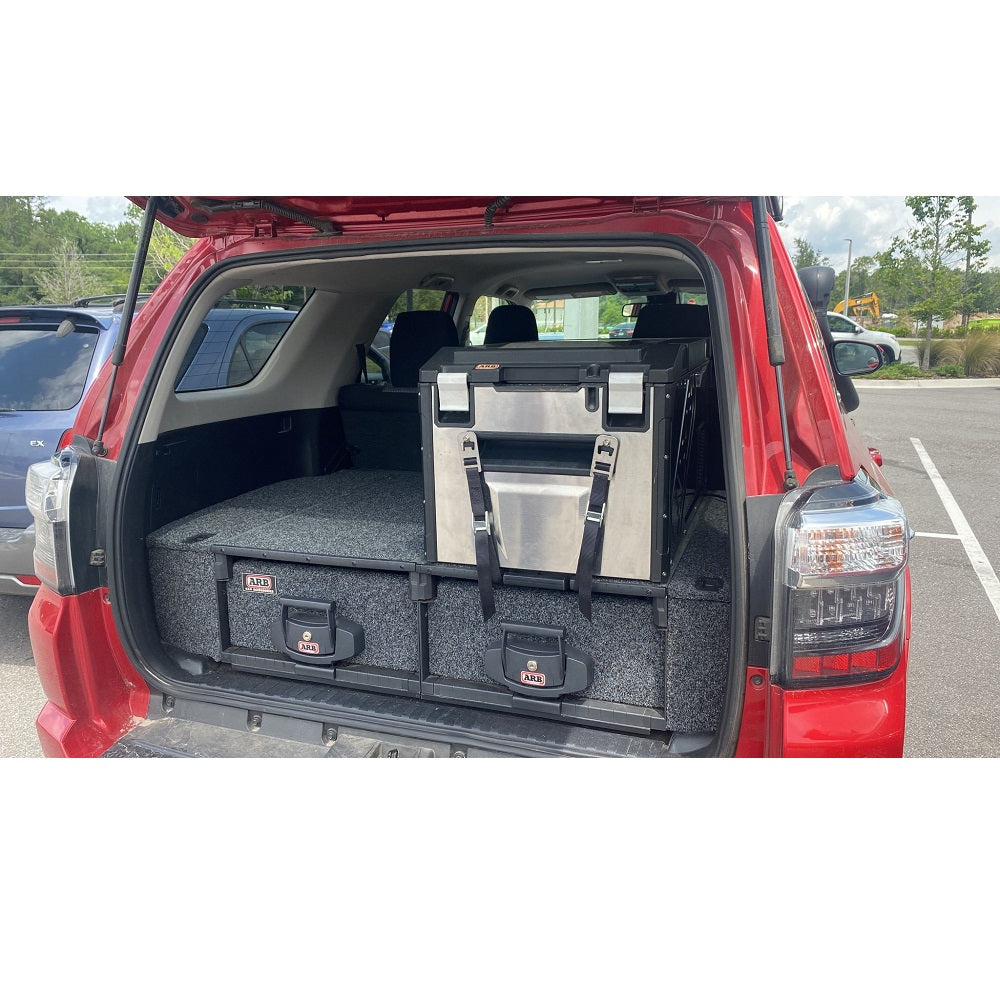 ARB 4runner cargo box with maximum security and anti-rattle design.