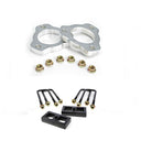 ReadyLift 1.25 inch Leveling Kit for Colorado (15-22) with heavy-duty aluminum spacers, nuts, and mounting hardware components