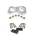 ReadyLift 1.25 inch Leveling Kit for Colorado (15-22) with heavy-duty aluminum spacers, nuts, and mounting hardware components