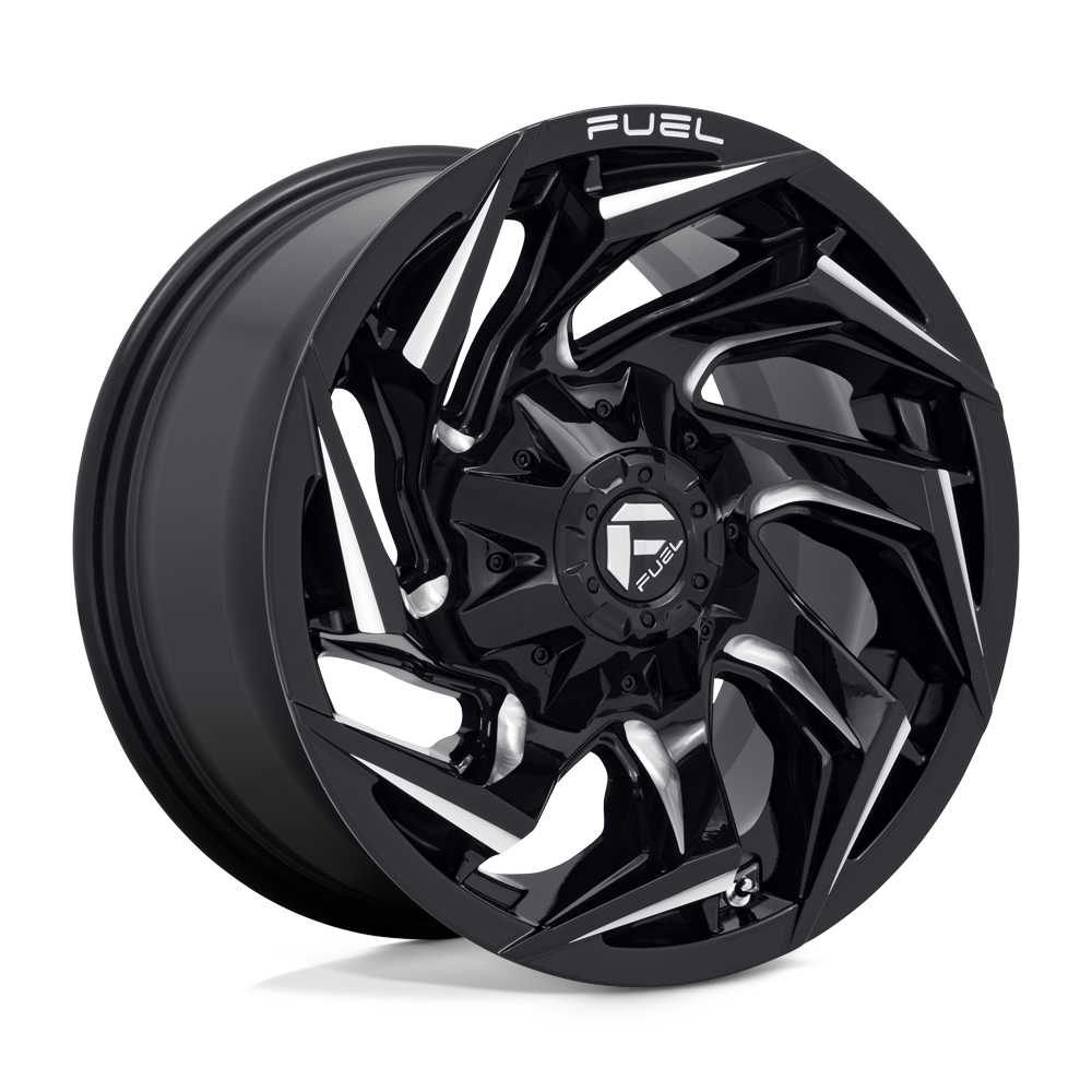 Fuel 1PC D753 Reaction - 17X9 -12mm - Gloss Black Milled