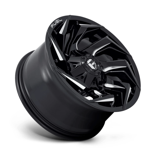 Fuel 1PC D753 Reaction - 20X9 01mm - Gloss Black Milled