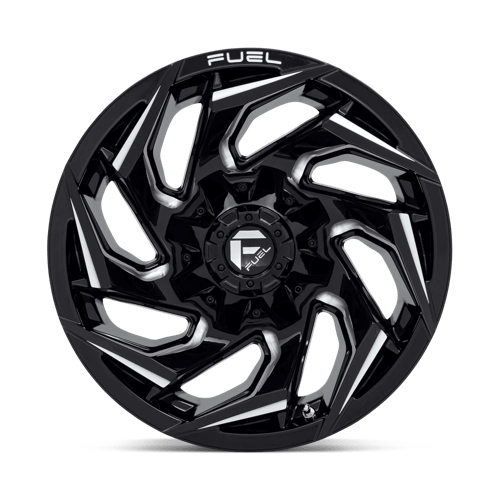 Fuel 1PC D753 Reaction - 18X9 -12mm - Gloss Black Milled