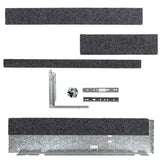 ARB Roller Floor Drawer Left Side Floor Adapter RFFKADP1045L with heavy-duty steel and carpet strips for off-road storage expansion
