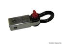 Dobinsons Recovery Hitch With Shackle - RK80-3807 heavy-duty zinc-finished steel with 4.75 ton rated bow shackle and red pin