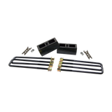 ReadyLift 2" Rear Block Kit - Toyota Tundra 1995-2021 / Tacoma 1995-2023 66-5002 with cast iron blocks and heavy-duty u-bolts