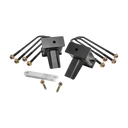 ReadyLift 5.0" Tall Flat Block (2-pc Drive Shaft) - Ford Super Duty 2017-2022 66-2751 with heavy-duty steel components and hardware