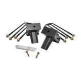 ReadyLift 5.0" Tall Flat Block (2-pc Drive Shaft) - Ford Super Duty 2017-2022 66-2751 with heavy-duty steel components and hardware