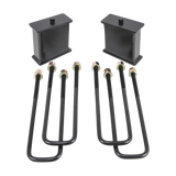 ReadyLift 5" Block Kit - 2007-2021 Toyota Tundra 26-5850 with heavy-duty rear blocks and extended u-bolts for suspension lift