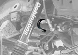 Dobinsons Reservoir Mount Kit For Rear Of Prado/Fj Cruiser/4Runner/Gx - UNDER CHASSIS MOUNT - RM59-014 installed with heavy-duty suspension components on chassis