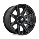 Fuel 1PC D708 Rogue - 20X9 01mm - Gloss Machined Double Dark Tint wheel for 6-lug trucks with rugged multi-spoke design
